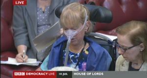 Baroness Campbell speaks against the Bill